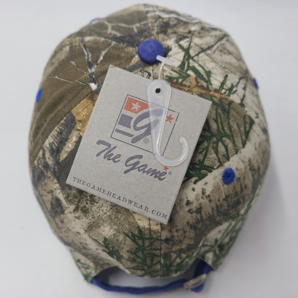Middle Tennessee State‎ Blue Raiders Hat Strapback The Game Camo Blue NCAA MTSU - Picture 8 of 11
